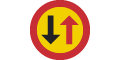 B6 Vjningsplikt mot mtande trafik