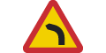A1 Varning fr farlig kurva