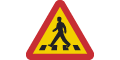 A13 Varning fr vergngsstlle